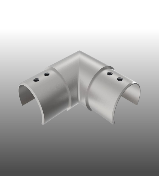 Glasgeländer Handlauf Eckbogen Ganzglasgeländer.