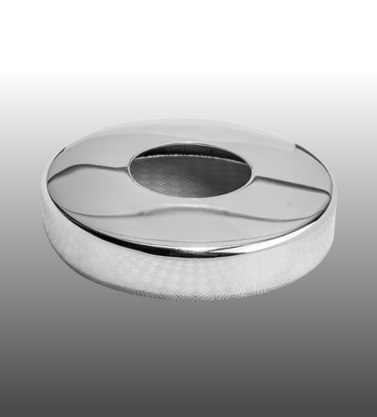 Abdeckrosette Geländer Edelstahl hochglanz polliert