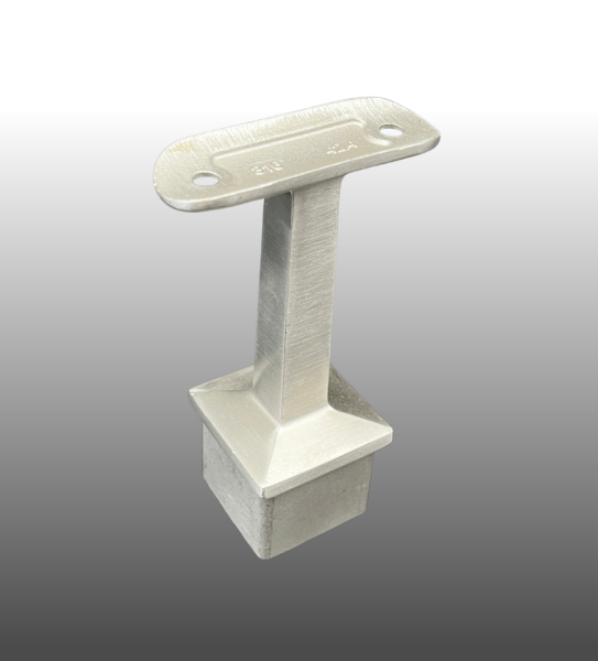 Rohrstütze Vierkantrohr Anschluss rund