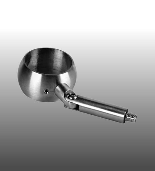 Rohrstütze Kugelring Pfosten Handlaufträger Handlaufstütze verstellbar