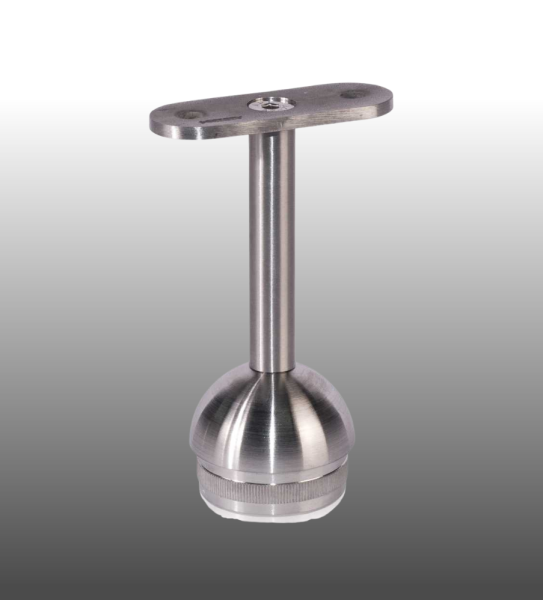 Rohrstütze Kugelform Geländerpfosten für Handlauf rund MD21