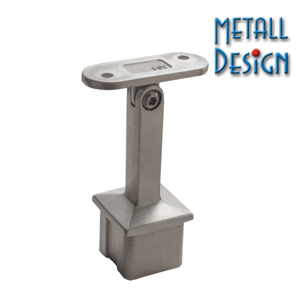 Rohrstütze Geländerpfosten Vierkantrohr für Handlauf Vierkantrohr