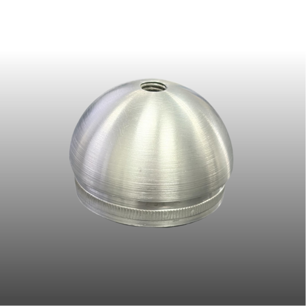 Endkappen rund mit Gewinde M8 V2A