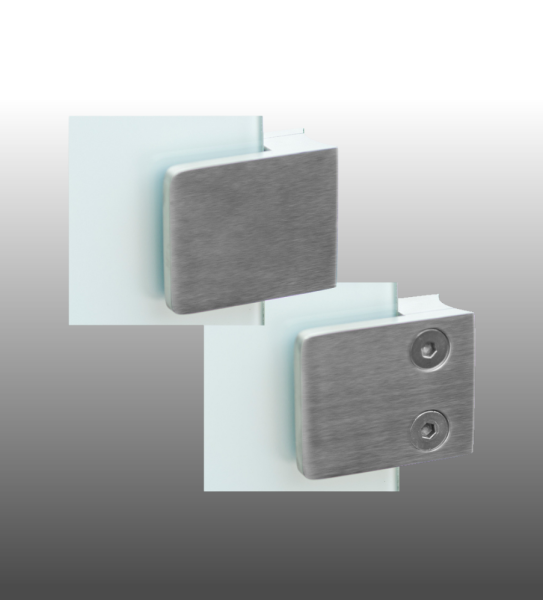 Glashalter Edelstahl runder anschluss