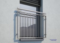 Französischer Balkon ein Geländer für Fenster Französischer Balkon ein Geländer für Fenster