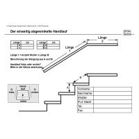 Dienstleistung Handlaufbiegung Gehrungsschnitt Dienstleistung Handlaufbiegung Gehrungsschnitt