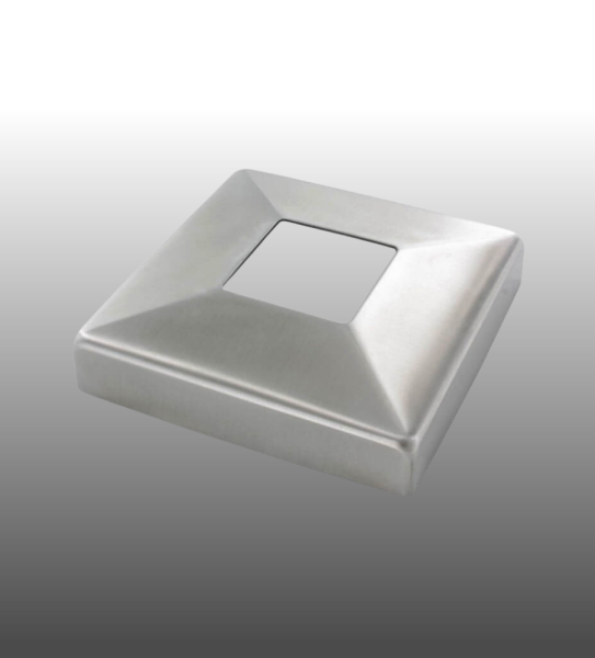 Abdeckrosette Geländerpfosten Vierkantrohr