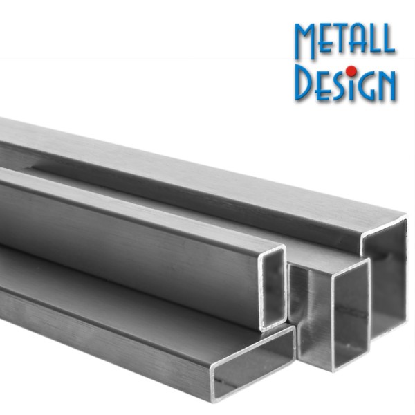 Rechteckrohr Edelstahl V2A 60 x 40 x 2 mm Rechteckrohr Edelstahl V2A 60 x 40 x 2 mm