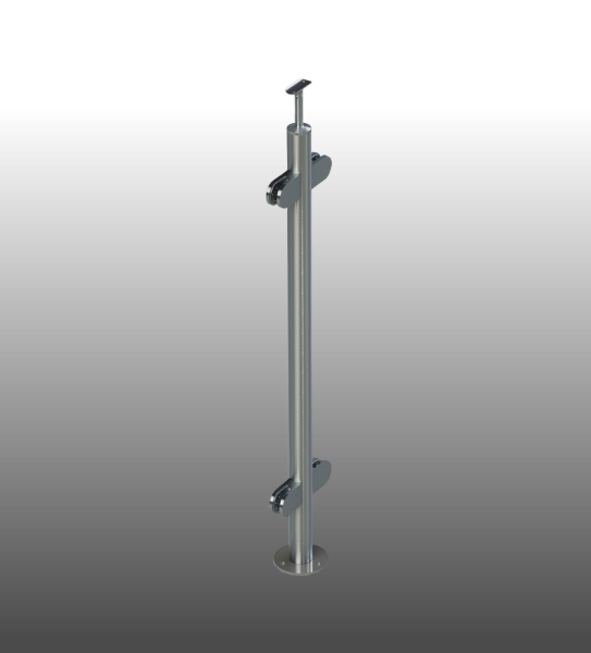Geländerpfosten Glasgeländer MD-A01, Mittelpfosten.