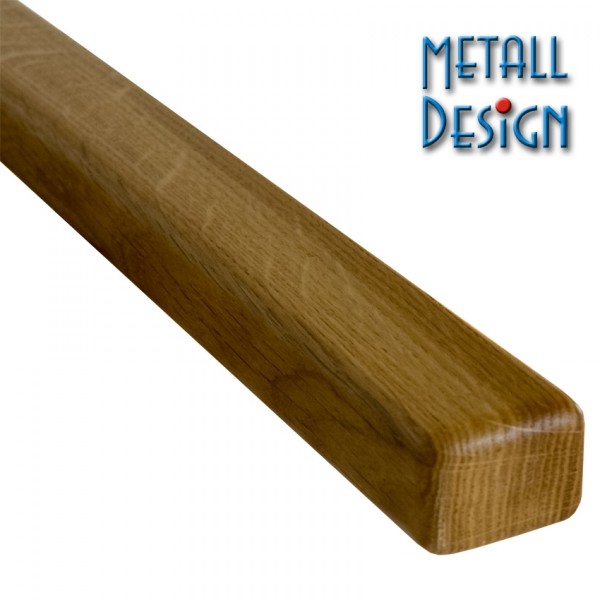 Handlauf Nussbaum Rechteck 30 x 50 mm Stab Länge auf Maß gefertigt
