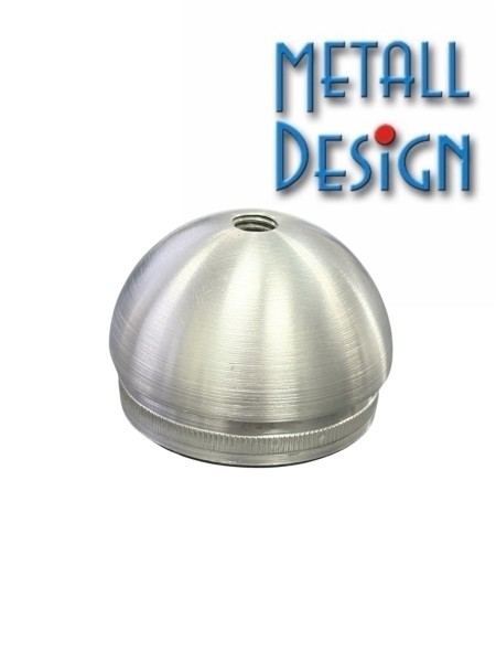 Endkappen rund mit Gewinde M8 V2A