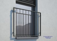 Französicher Balkon MD01aP 7016 anthrazitegrau Französicher Balkon MD01aP 7016 anthrazitegrau