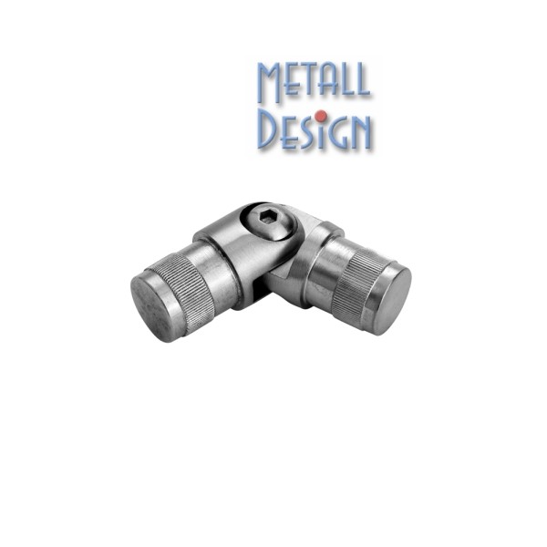 Rohrverbinder Ø12,0mm Edelstahl versetellbar
