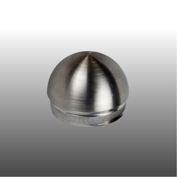 Endkappe Edelstahl Rund