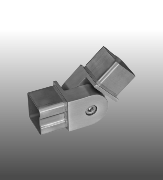 Rohrverbinder einstellbar für Vierkantrohr 40 x 40 mm