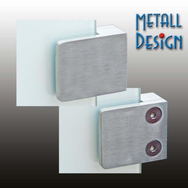 Glashalter Edelstahl, Plattenhalter 45 x 45 mm. Glashalter Edelstahl, Plattenhalter 45 x 45 mm.