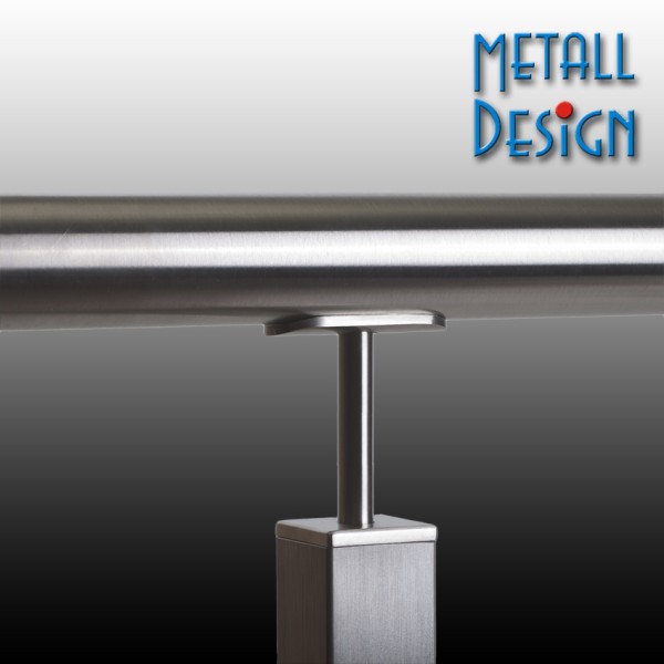 Rohrstütze Geländerpfosten Vierkantrohr. Rohrstütze Geländerpfosten Vierkantrohr.